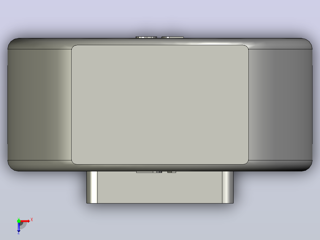 LMZW1-0.5 45电流互感器三维模型202011俯视图