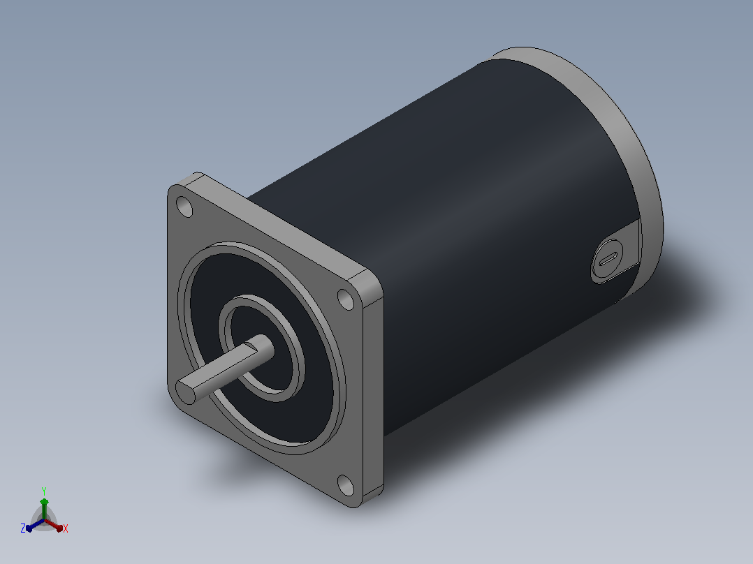 60DC(10W╱15W)微型直流基本型减速电机[60DC15GV24R16]主视图