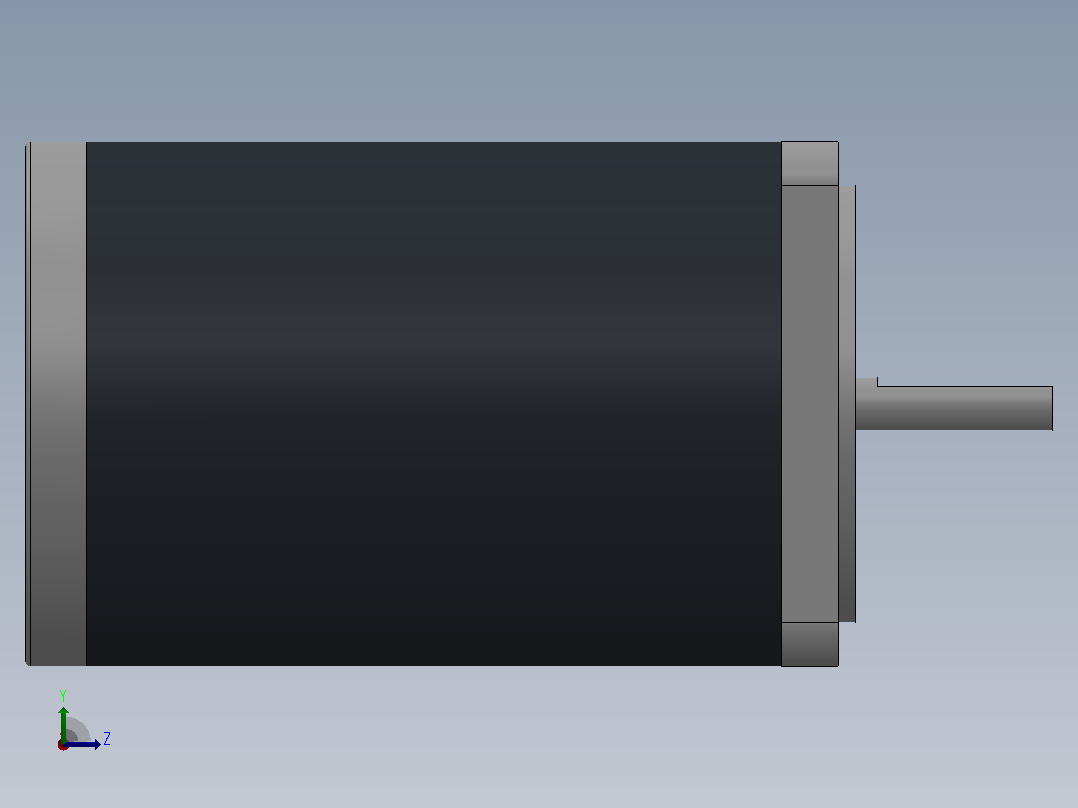60DC(10W╱15W)微型直流基本型减速电机[60DC15GV24R16]左视图
