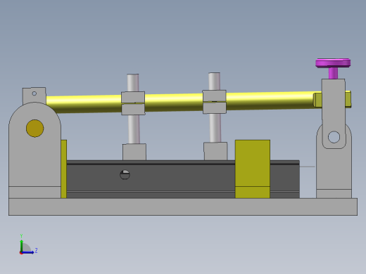 铝模板焊接工装夹具sw18左视缩略图