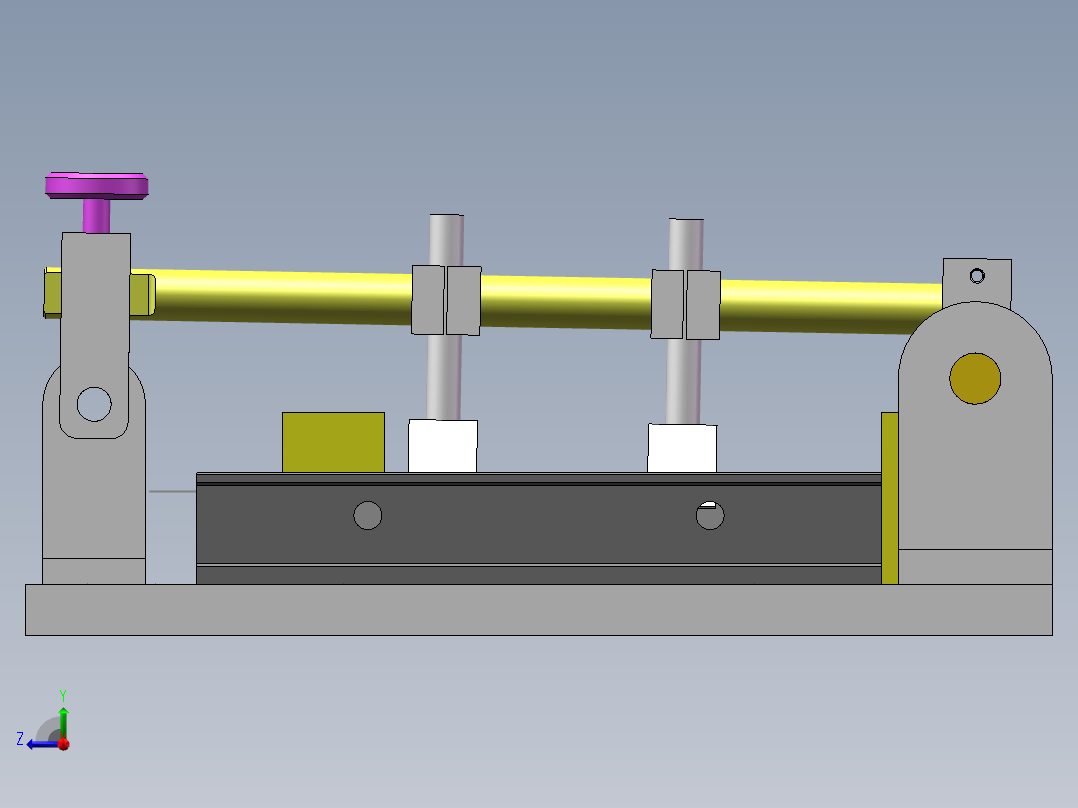 铝模板焊接工装夹具sw18右视图