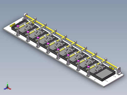 铝模板焊接工装夹具sw18正等轴测缩略图