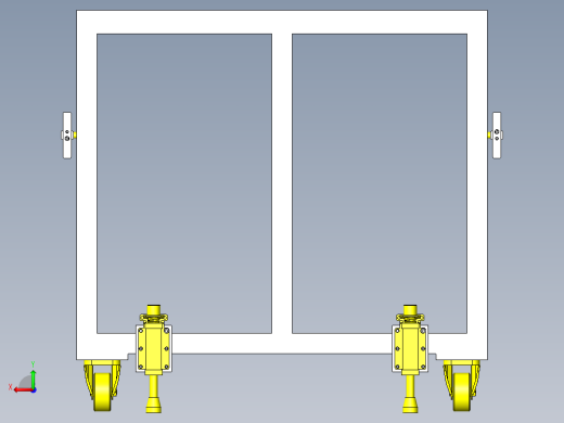 切换工序的台架滑动后视缩略图