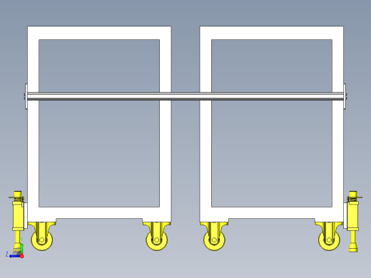 切换工序的台架滑动右视缩略图
