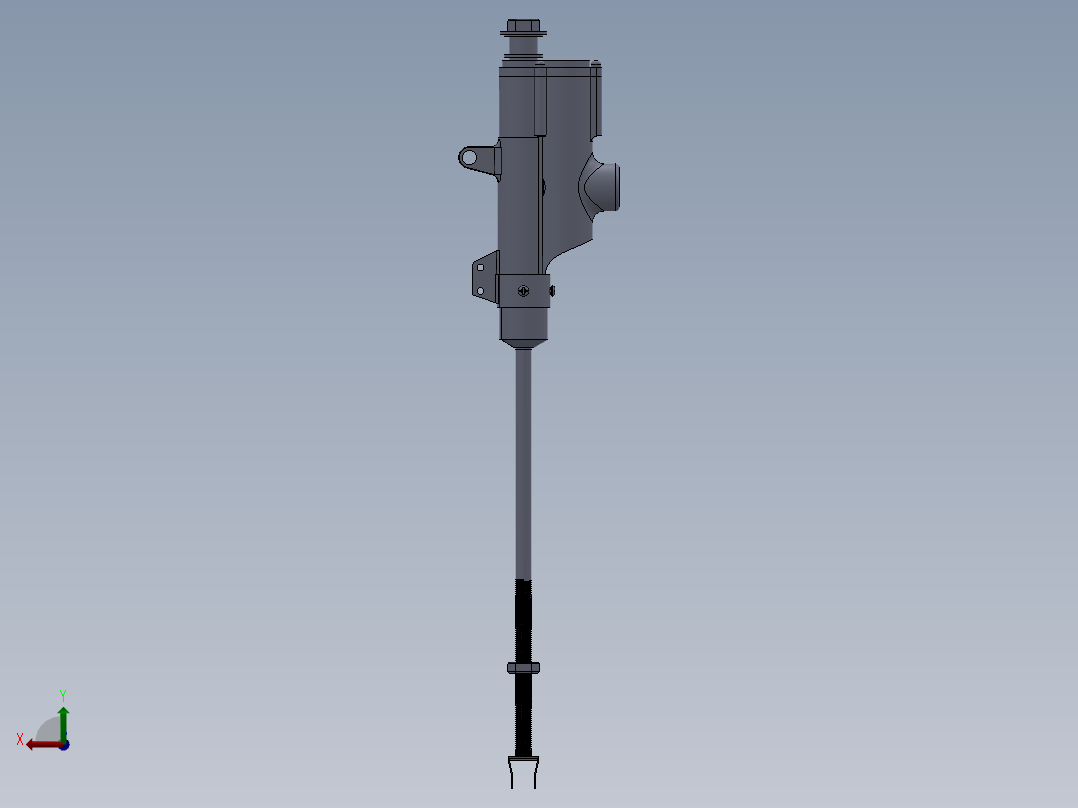 solidworks 乒乓球3D效果图后视图