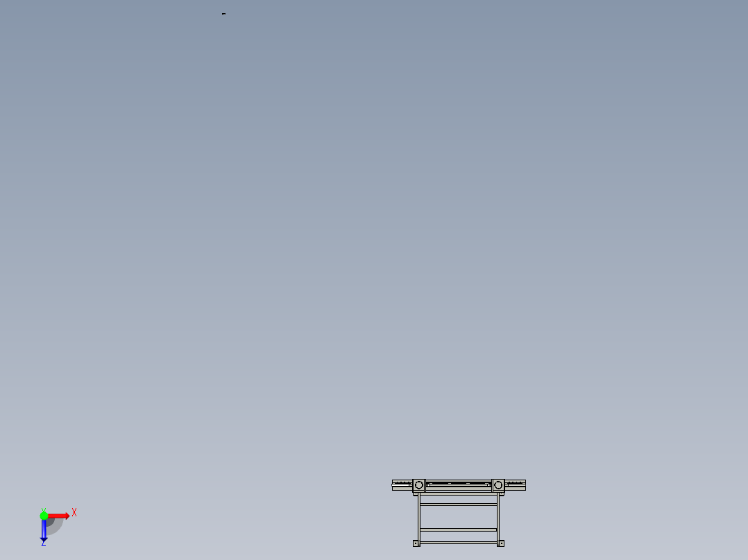 60吨钣金折弯机俯视图