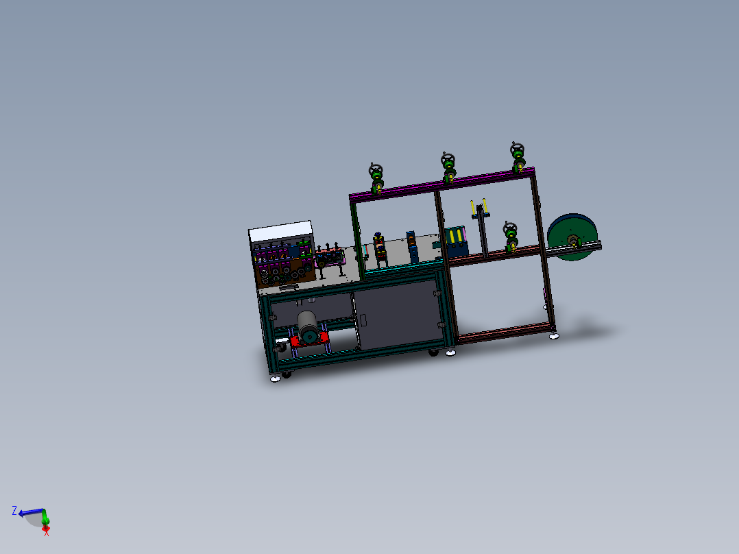 平面口罩机图纸打片机图纸切片机图纸本体机图纸口罩生产线
