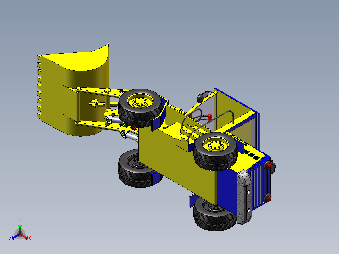 王学明、徐井伟-装载机正等轴测图