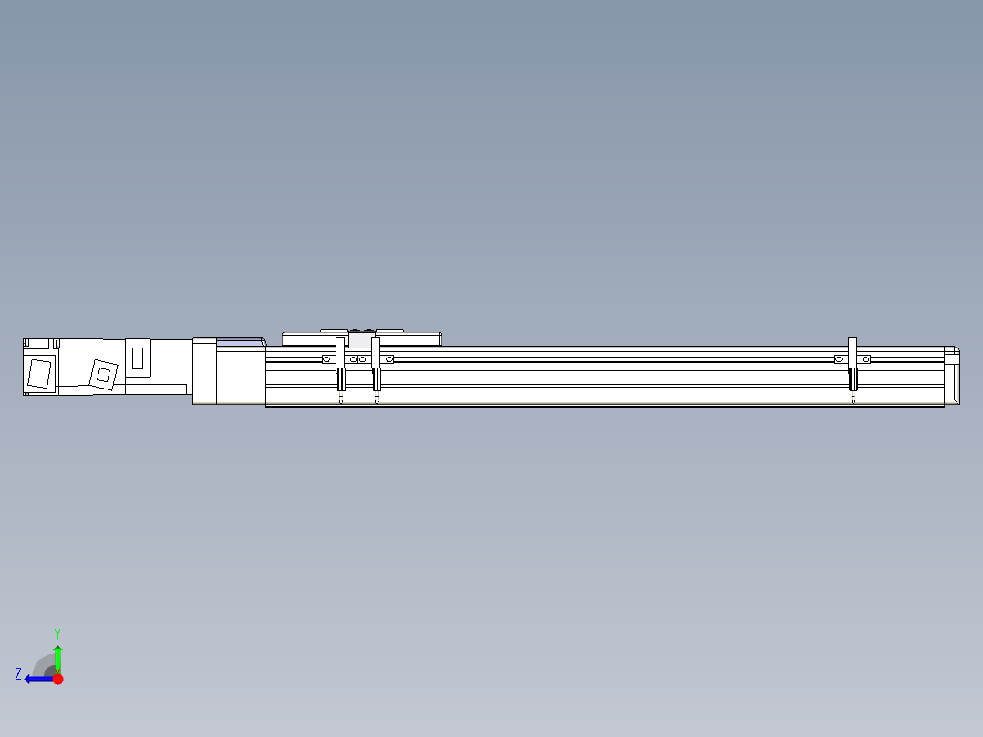 Toyo东佑达直线模组-ETH6M-BC-350-M10B右视图