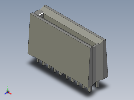 侧边卡连接器-457190004_stp