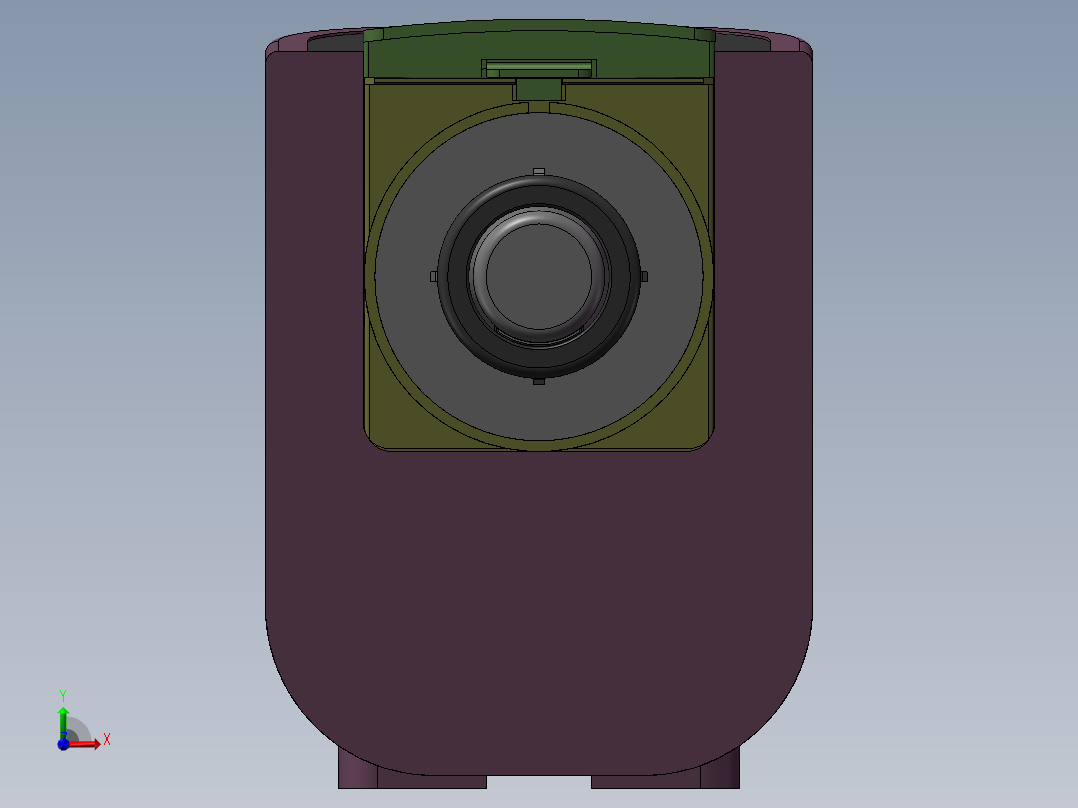家用全自动面条机3d图纸 机械非标产品设计 面条机设计3d模型前视图
