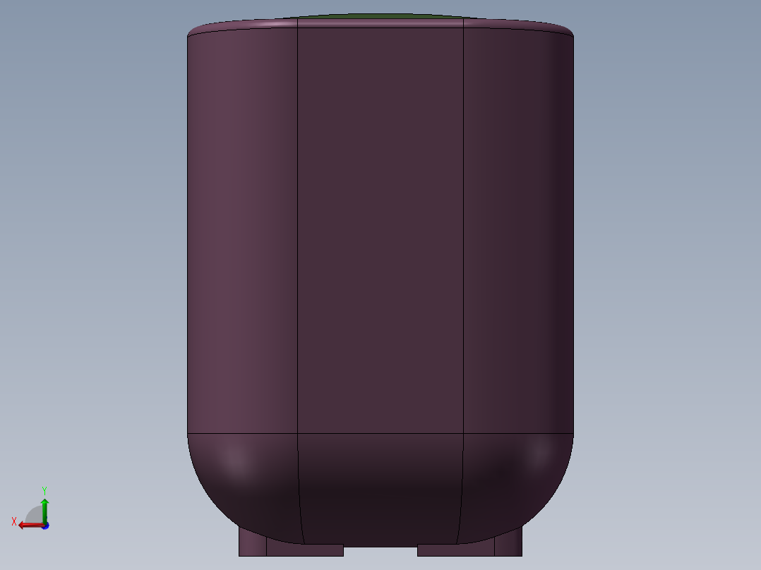 家用全自动面条机3d图纸 机械非标产品设计 面条机设计3d模型后视图