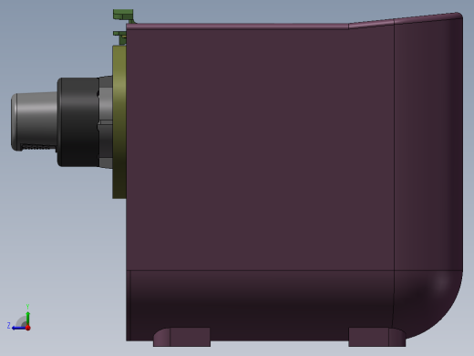 家用全自动面条机3d图纸 机械非标产品设计 面条机设计3d模型右视缩略图