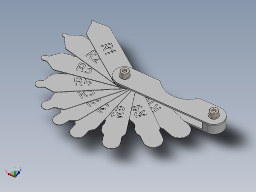 3D打印半径测量仪