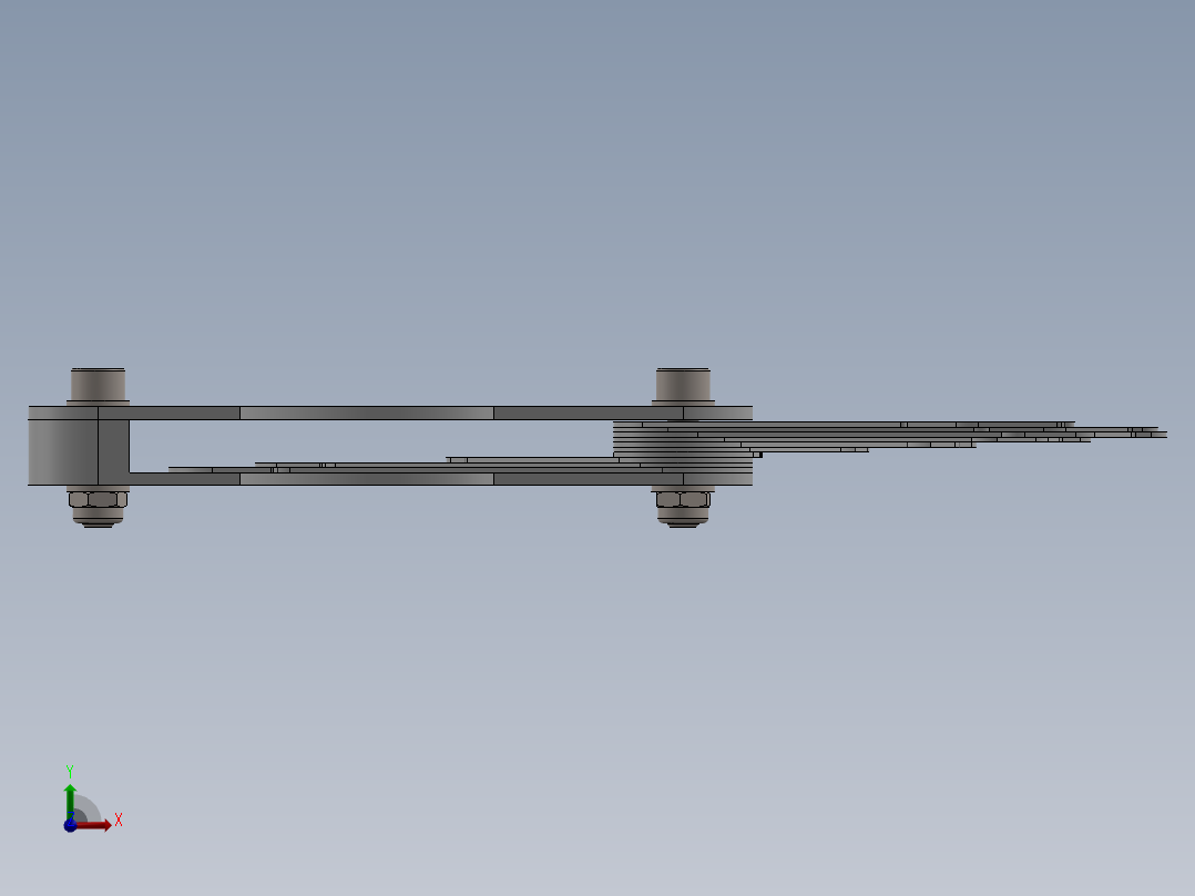 3D打印半径测量仪前视图