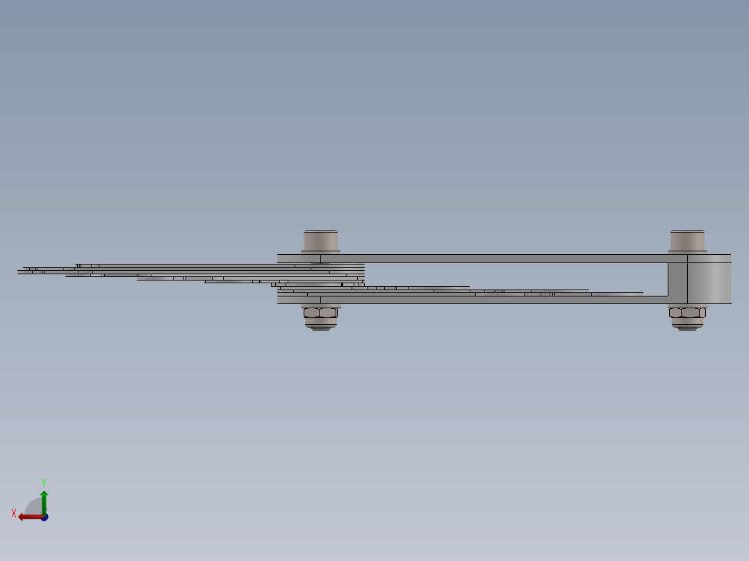 3D打印半径测量仪后视图