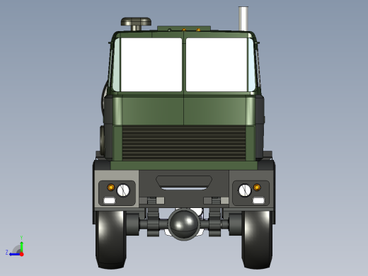 45-致电+MZKT+65272+8x8+J用卡车 3d模型图纸右视缩略图