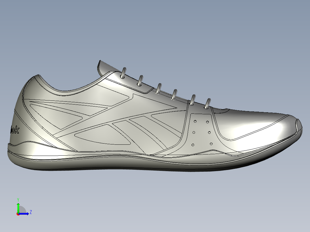 锐步鞋（运动鞋左视图