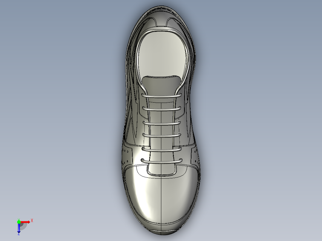 锐步鞋（运动鞋俯视图