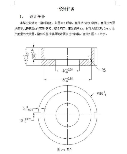 Q175-塑料端盖注射模-注塑模具设计缩略图