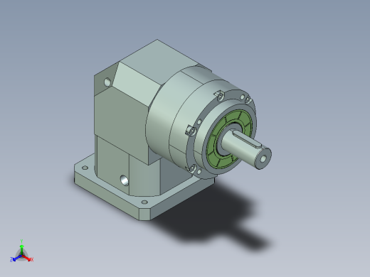 直齿ZPLE160-L1-LC 42-114.3-200-M12.stp正等轴测缩略图