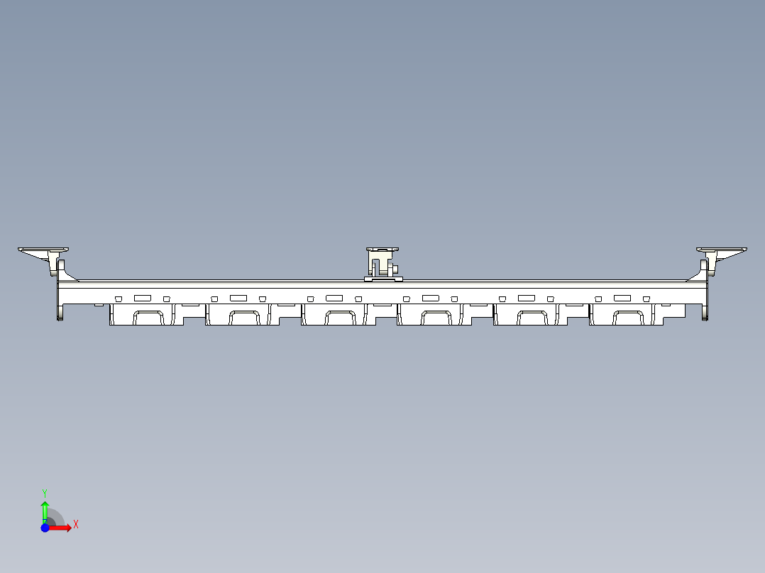 基恩士SJ-HW084_kc图纸模型前视图