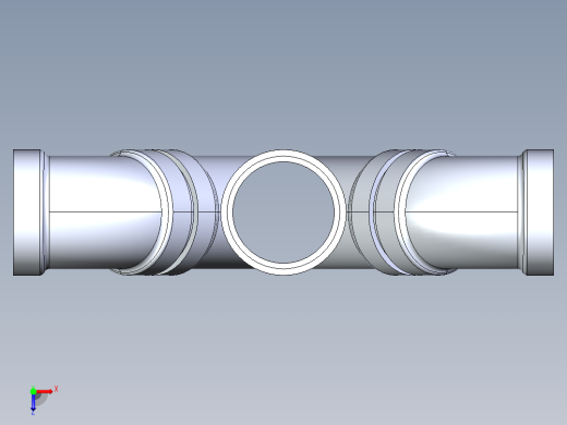 船舶管路系统S11_SeaDrainPLUS_DoubleComboWye-SxSxSxS_37E268204_4in Sea Drain Plus - Double Wye - SxSxSxS俯视缩略图