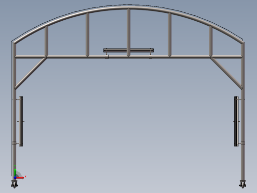 可移动折叠雨棚前视缩略图