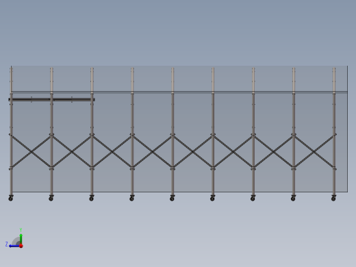 可移动折叠雨棚右视缩略图