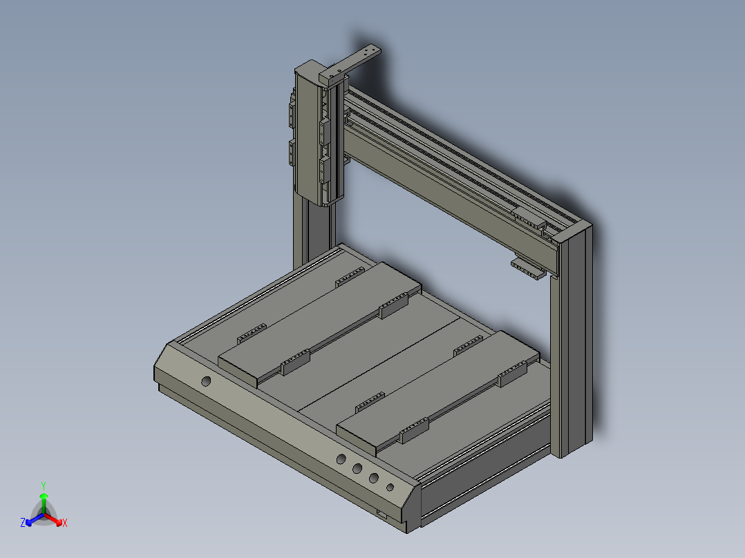 同步带桌面式平台B6331-57步进版主视图