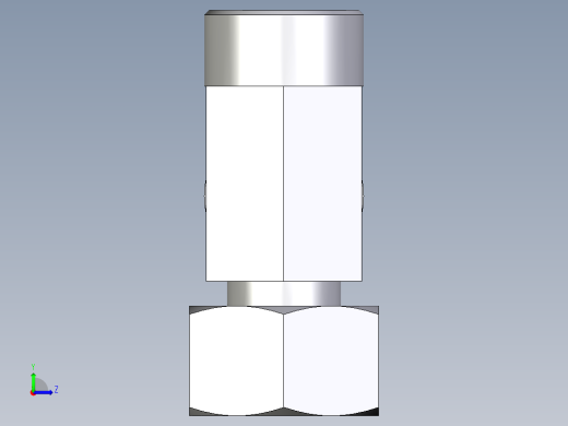 卡套式工业通用硬管接头EO_Standpipe_run_tee_EVL30SOMD71左视缩略图