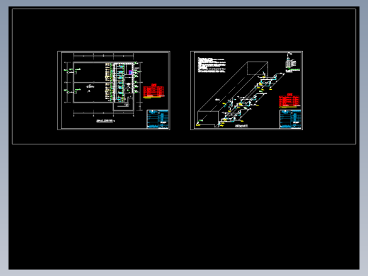 消防水池给排水施工图
