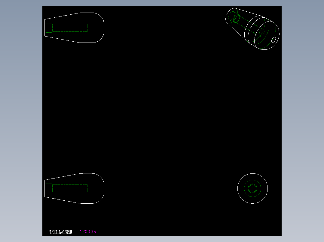 把手(橢圓形)I.149I.137I.147-2D多系列多零件图纸模型