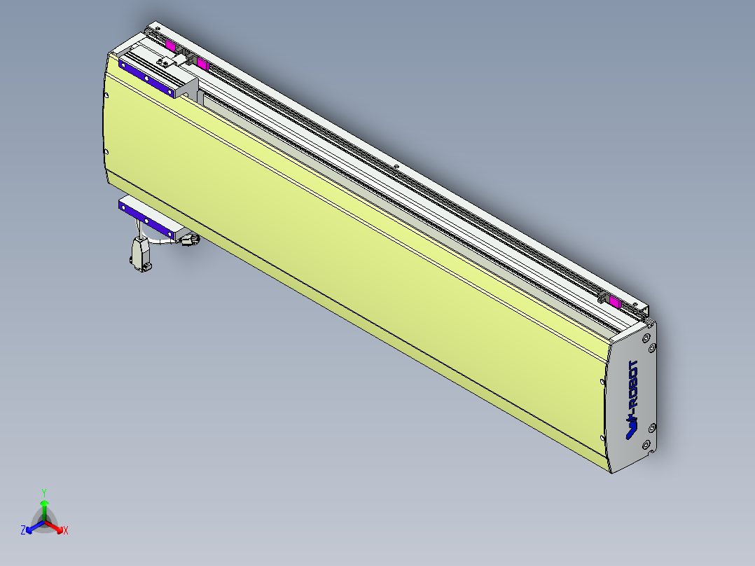威洛博VL系列3d模型模组VL22H1Y-S800主视图