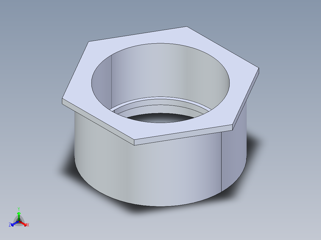 聚氯乙烯配件16-Sch80_ReducerBushing_SxSPIG_837-628_10in x 8in主视图