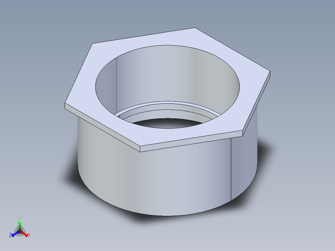 聚氯乙烯配件16-Sch80_ReducerBushing_SxSPIG_837-628_10in x 8in正等轴测图