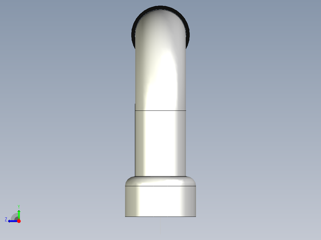取手(鋼材)SS-3D多系列多零件图纸模型右视图