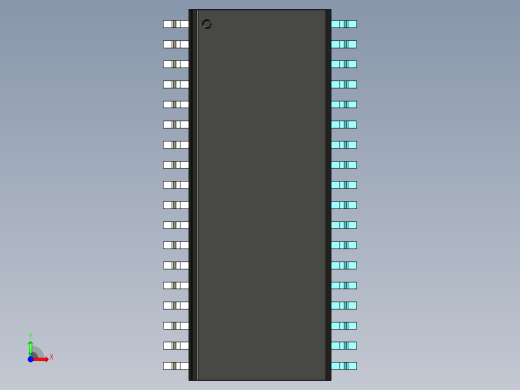 元器件3D封装SOIC36X53前视缩略图