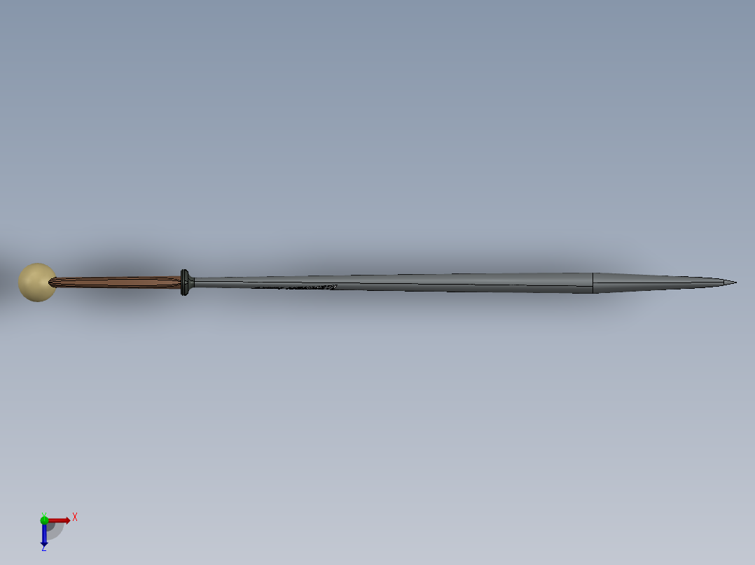 剑、宝剑(196)俯视图