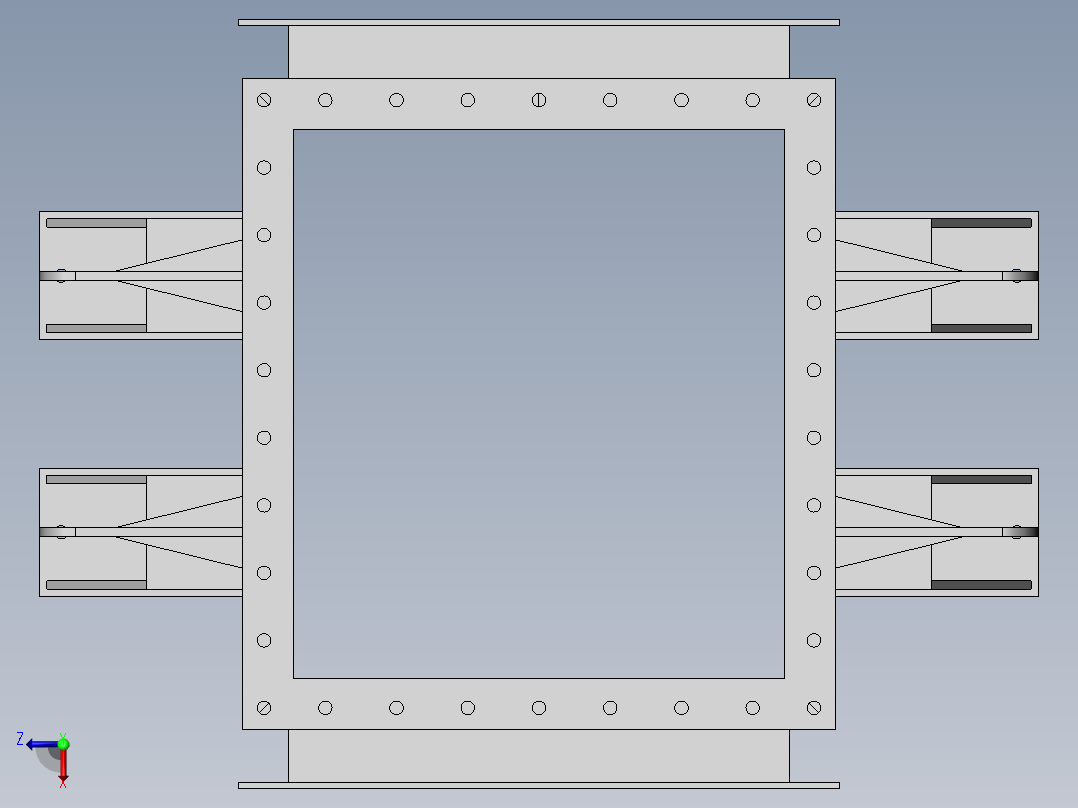 烟雾净化器右视图
