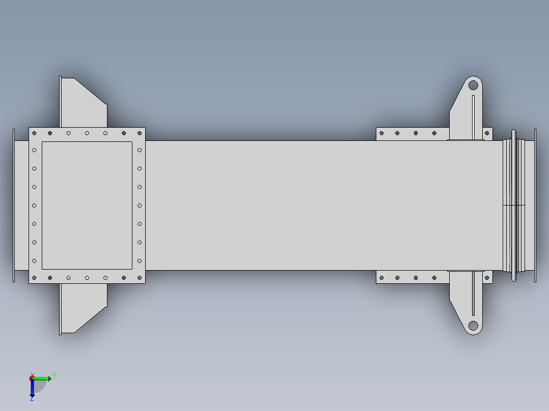烟雾净化器俯视图
