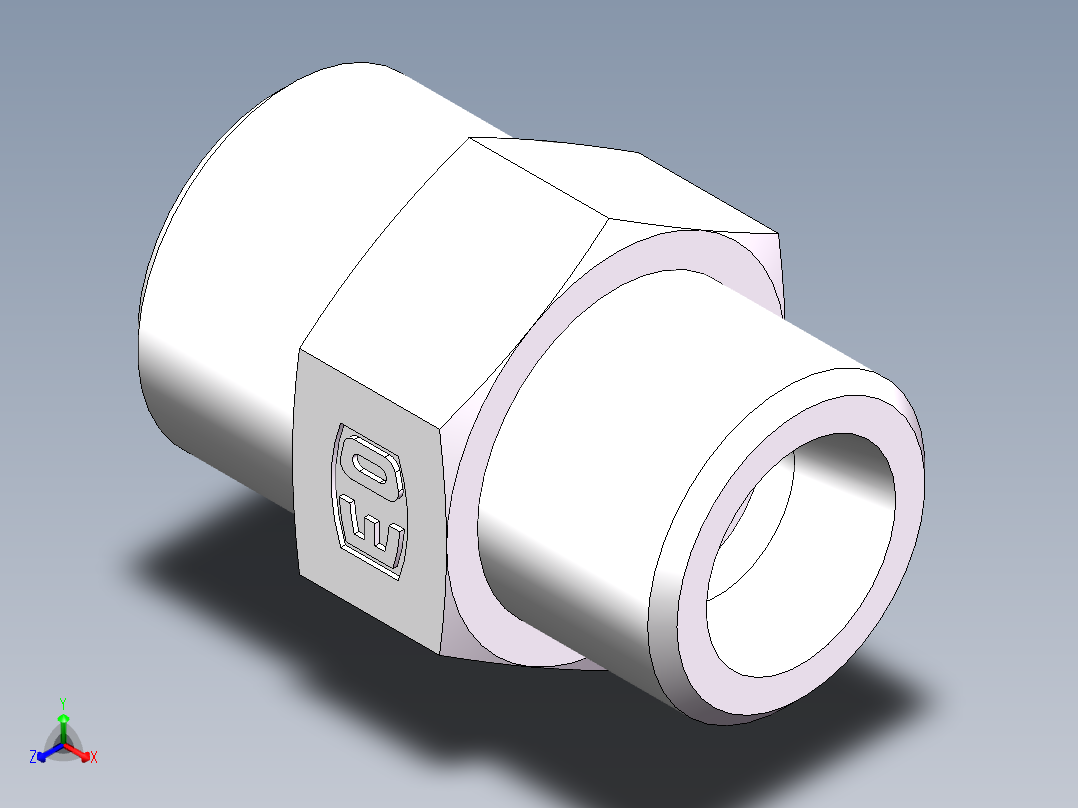 直通变径-GR、1D-18-20主视图