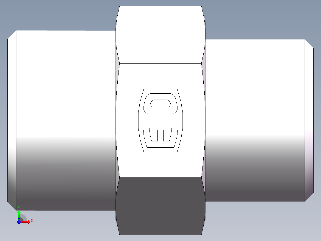 直通变径-GR、1D-18-20前视图