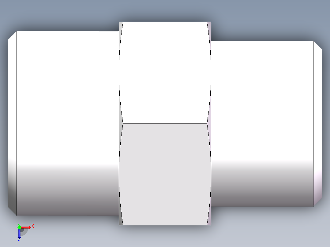 直通变径-GR、1D-18-20俯视图