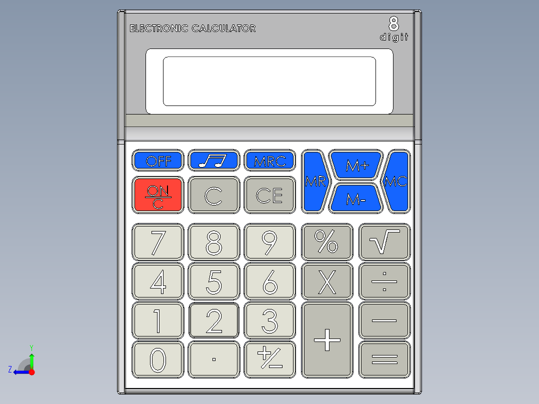 计算器(23)右视图