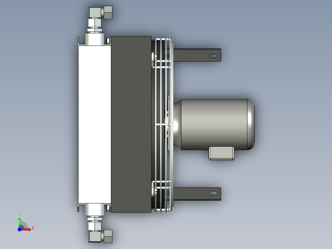 B3004135-油冷却器前视图