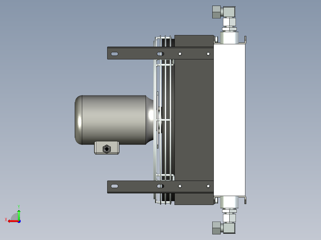 B3004135-油冷却器后视图