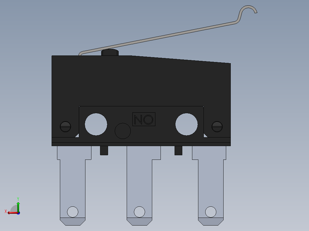 微动开关、开关(16)后视图
