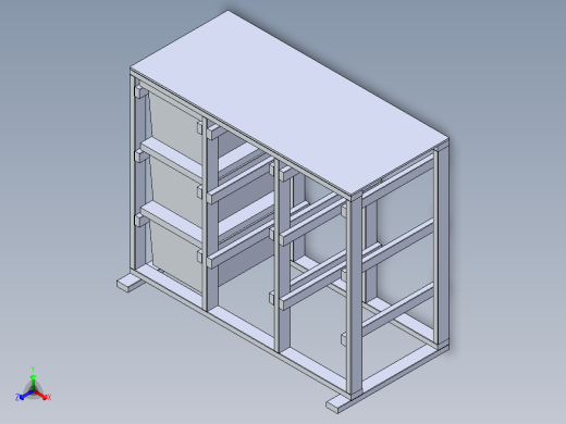 27加仑。手提袋架