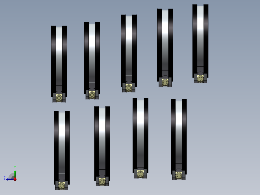 9款WKM08140Y无线圈卡箍模型右视缩略图